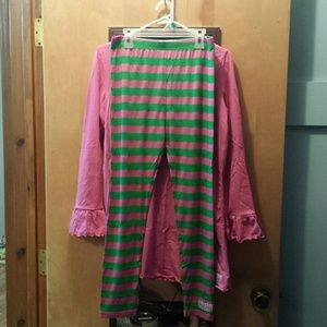 Ruffle Girl Long Sleeve/Leggings Outfit